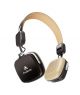 Audionic Hammer 110 Ultra Wireless Headphone-Leather Brown - On Installments - IS-0257